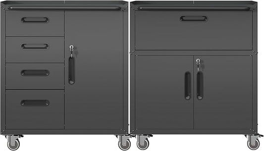 Metal Tool Cabinet, Garage Storage Cabinet System, Wall Cabinet & Locking by VIYET