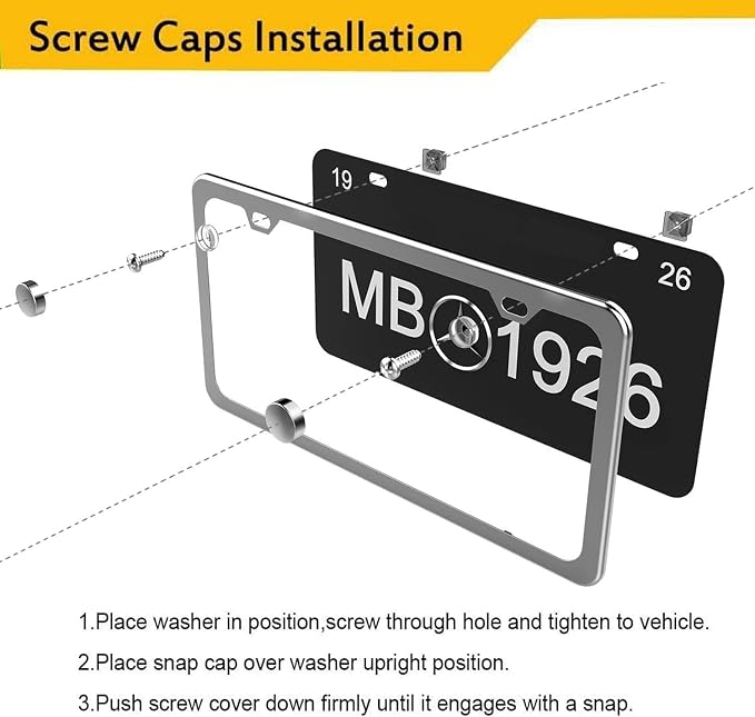 Pink Strawberry Floral License Plate Frame Stainless Steel License Plate Frames - Image 6