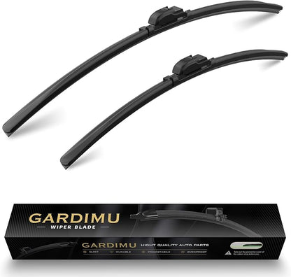 Front Windshield Wipers, 2-Piece Set by GARDIMU