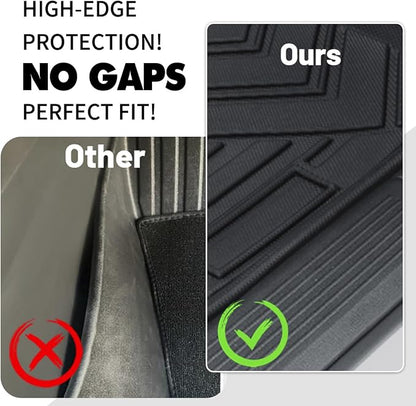 Fit for 2020-2014 Nissan Rogue Floor Mat Backrest Mat Cargo Liner, All-Weather - Image 3
