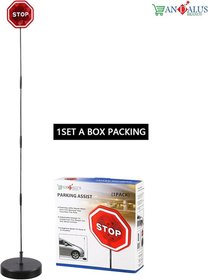 Andalus Brands Flashing LED Stop Sign Garage Parking Assistant System | Bumper - Image 3