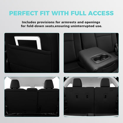 for Honda Pilot Seat Covers, Full Set Custom Car Seat Protectors Fit Pilot EX-L - Image 5