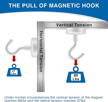 LOVIMAG Cruise Must Haves, 80Lb Magnet Hooks, Cruise Door Magnets, Magnetic - Image 4