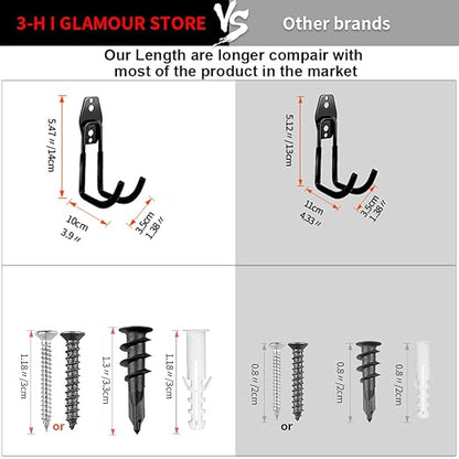 3-H Heavy Duty Garage Hooks - Image 3