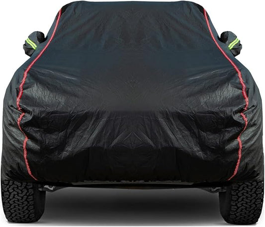 Breathable New Material, Waterproof Car Cover, Locks and Zipper Doors, by QUYDDC