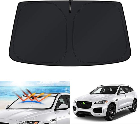 KUST Windshield Sun Shade for Jaguar F-Pace 2016-2024 2025 F Pace Accessories by KUST