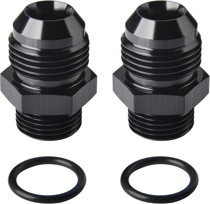 12AN Male Flare to 8AN 8 ORB O-ring Boss Fuel Rail Adapter Fitting Aluminum by Podavelle