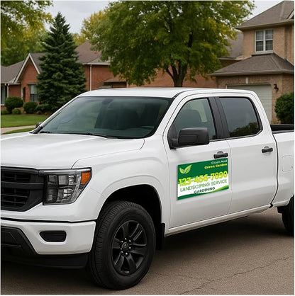 Custom Car Magnets with Rounded Corners Personalize Your Message Full Color - Image 5