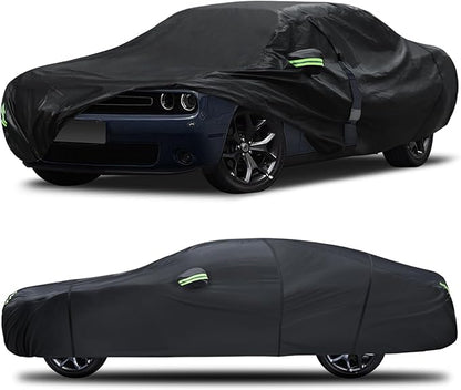Car Cover Custom Fit for Dodge Challenger 2008-2023, 6 Layers Truck Cover by Qualencey