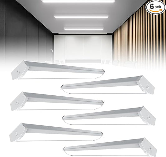 HYPERLITE 60W LED Wraparound Light 4 feet, 6600LM LED Shop Lights Fixture by HYPERLITE