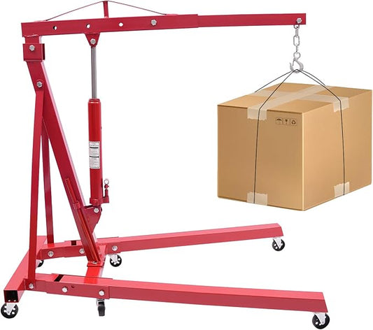 Folding Engine Hoist 2 Ton Engine Crane Lift by Unknown