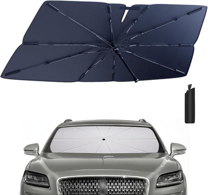 Windshield Sun Shade Umbrella for 2019-2023 Lincoln Nautilus Accessories: by HIMUMOY