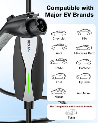 Level 1/2 EV Charger, 16Amp Electric Car Charger 25FT Cable - Image 7