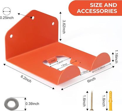 Garage Organizer Trimmer Rack, 2 Pack Heavy Duty Weed Eater Hanger Garage - Image 5