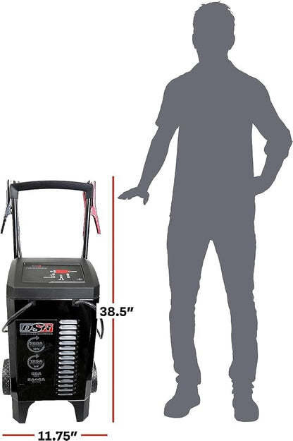 Schumacher Electric DSR Pro Series 6V / 12V Wheeled Battery Charger & Engine - Image 7