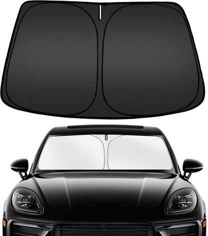 ARISMOTOR Windshield Sun Shade for Porsche Macan 2014-2025 2026, Custom Fit by ARISMOTOR