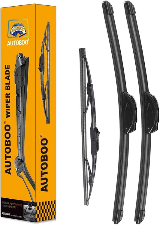 AUTOBOO 22"+22" Windshield Wipers Blades Replacement by AUTOBOO
