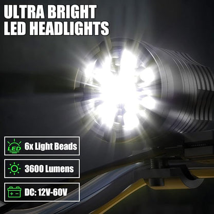 Motorcycle Driving Lights 12-60V 40W 3600LM LED Fog Lights - Image 2