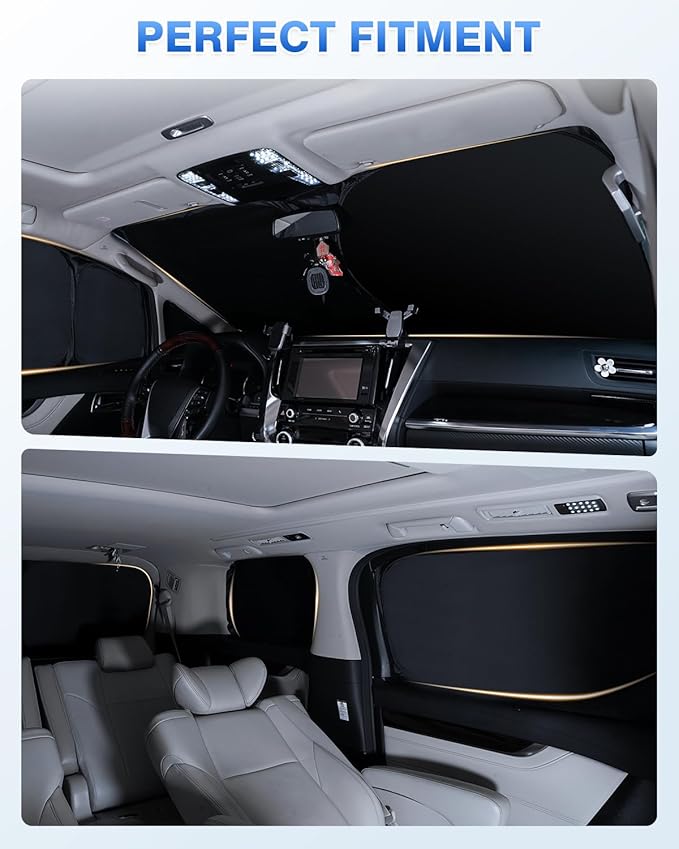 Sunshades for Toyota Prius 2023-2025 2026 Accessories Windshield Sun Shade Side - Image 6