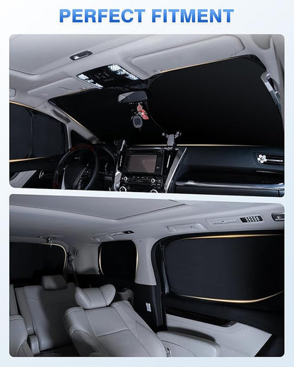 Sunshades for Hyundai Tucson 2016-2021 Accessories Windshield Sun Shade Side - Image 6
