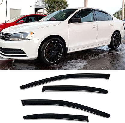 94985 Sunproof Waterproof Side Window Wind Deflector, Window Visor fit - Image 3