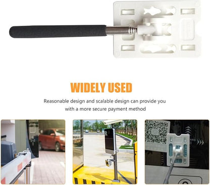 VICASKY Telescopic Rod Card Holder Reacher, Vehicle Parking Toll Swiping Stick - Image 9