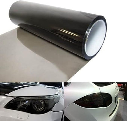 12 by 48 Inches Self Adhesive Headlight, Tail Lights, Fog Lights Tint Vinyl Film by F+%26+B+LED+LIGHTS