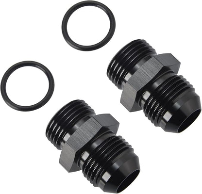 10AN Male Flare to 10AN ORB O-ring Boss Fuel Pump Rail Adapter Fitting Aluminum - Image 3