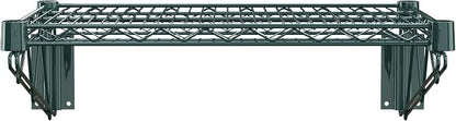 18" x 24" Green Epoxy Wire Wall Mount Shelf - Image 3
