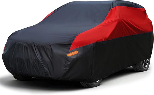 SUV Car Cover Hatchback Cover Waterproof All Weather, Outdoor Car Covers by XicBoom