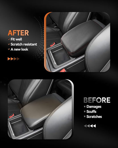CDEFG for 2020-2025 Audi Q5 Center Console Cover Armrest Cover for Q5 2020 2021 - Image 3