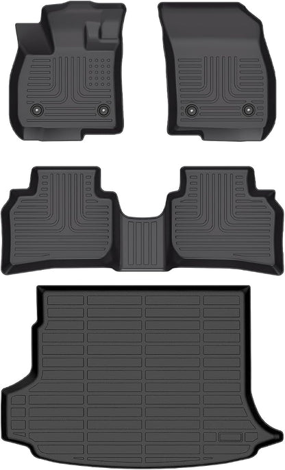 Wayhigh-All Weather Floor Mats and Cargo Mat Set Fit by Wayhigh