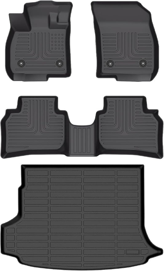 Wayhigh-All Weather Floor Mats and Cargo Mat Set Fit by Wayhigh