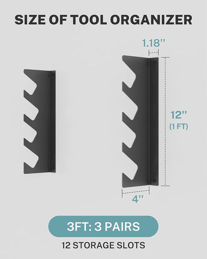 Garage Tool Organizer Wall Mount, Shed Yard Tool Organizer - Image 5