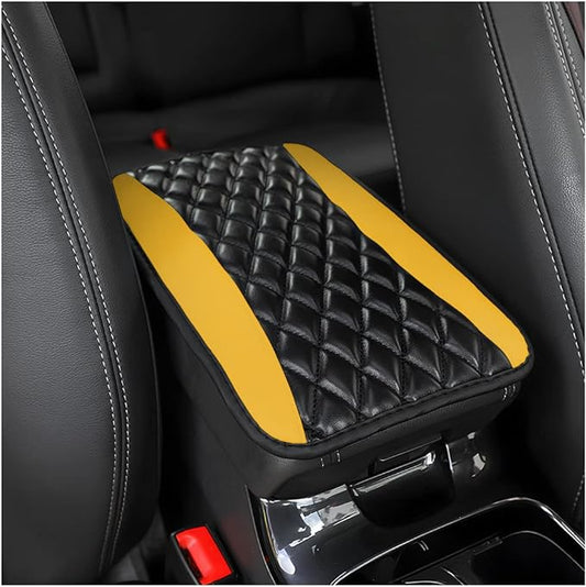 Moly Magnolia Car Center Console Cover, Leather Waterproof Armrest Seat Box by Moly+Magnolia