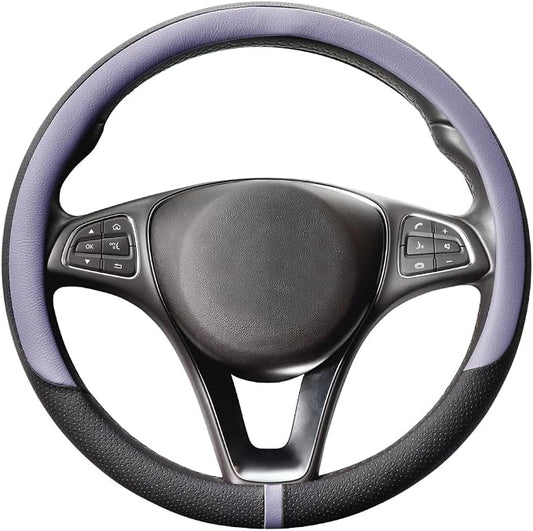 COFIT Breathable Car Steering Wheel Cover 15 inch Auto Universal Leather Wrap by COFIT