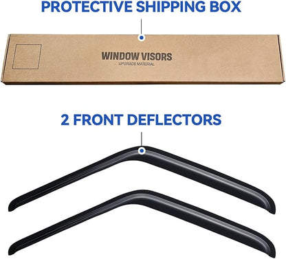 Window Visors Rain Guards for 1987-1991 Chevy Blazer, Out-Channel Window Vent - Image 5