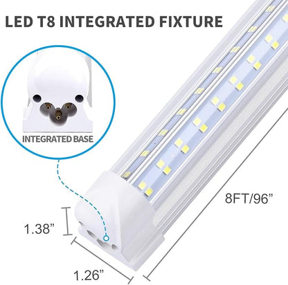 T8 LED Light Tube, 4FT 60W, 6500K Cool White Clear Cover, 4FT Tube Light - Image 2