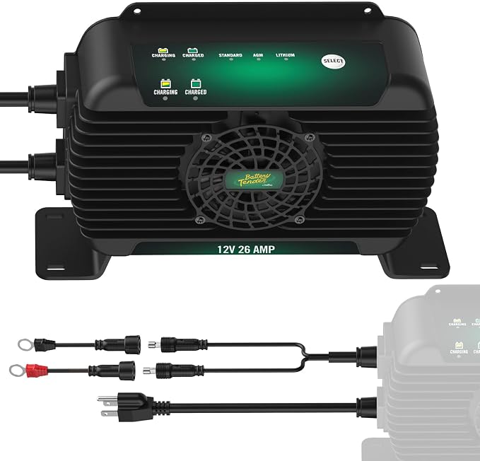 Battery Tender PowerPlus 12V, 26 AMP Battery Charger and Maintainer by BatteryTender