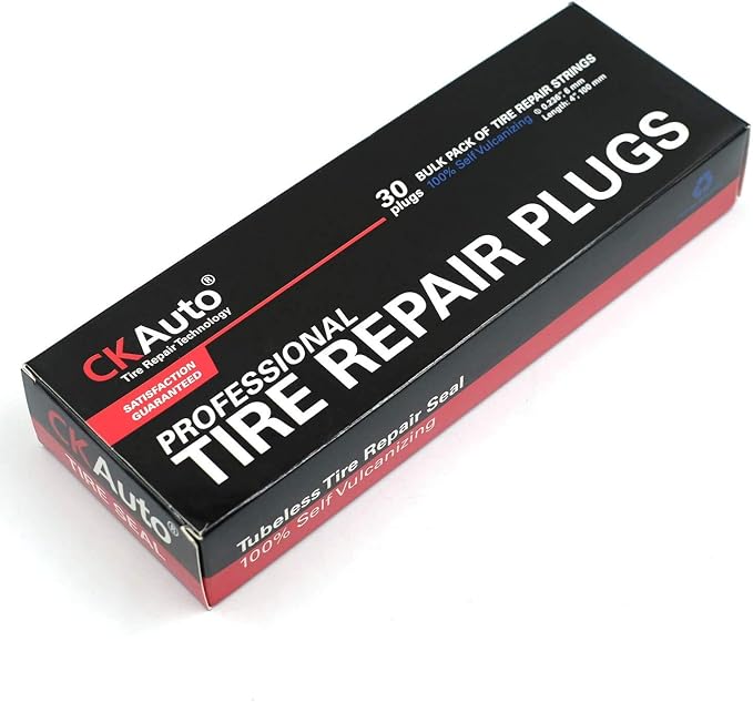 CKAuto 30pcs 8" Black Tire Repair Strings, Automotive Tool Tire Repair Plugs - Image 5
