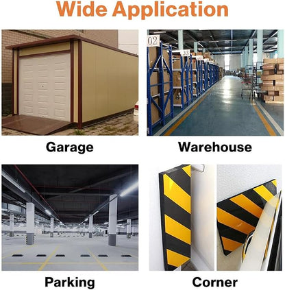 Garage Wall Protector for Car Doors, 4 Pack 15.7" x 9.8" Wall Corner Guard for - Image 5
