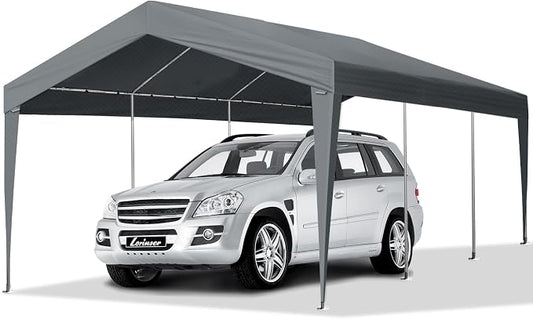 VINGLI 12x20 Carport Canopy Portable Garage, Car Canopy Heavy Duty Car Tent by VINGLI