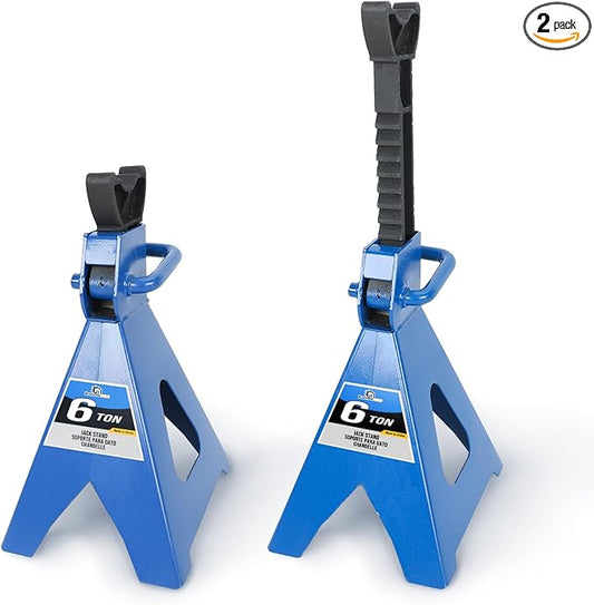 6 Ton Automotive Jack Stands, Heavy Duty Steel Car Lifting Stand by BLACKHORSE-RACING