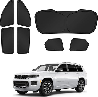 Sunshades for 2021-2025 2026 Jeep Grand Cherokee L Accessories Sun Shade Side - Image 7