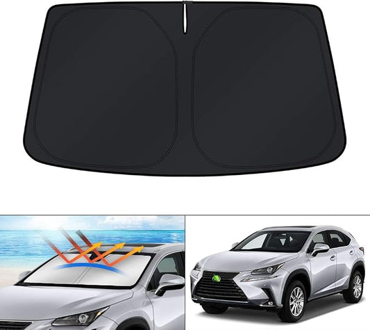KUST Windshield Sun Shade for 2015-2021 Lexus NX300h/NX300/NX200t Accessories by KUST