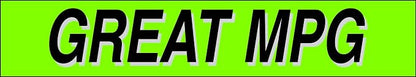 Ez-line Vinyl Windshield Stickers 3 Dozen 15 Inch Chartreuse Slogan Dealership - Image 3