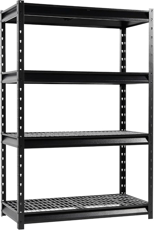The Atlas 48" W Heavy Duty Garage Shelving Unit Load 12000 Lbs, Metal Shelves by Shuntong