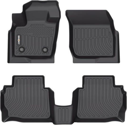 GINOWY-Floor Mats for Ford Fusion & MKZ 2013-2016, TPE All Weather Protection by GINOWY