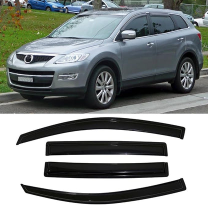 94143 Side Window Visor Wind Vent Deflector fit by Puermto