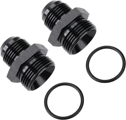 12AN Male Flare to 16AN ORB O-ring Boss Fuel Pump Rail Adapter Fitting Aluminum - Image 4
